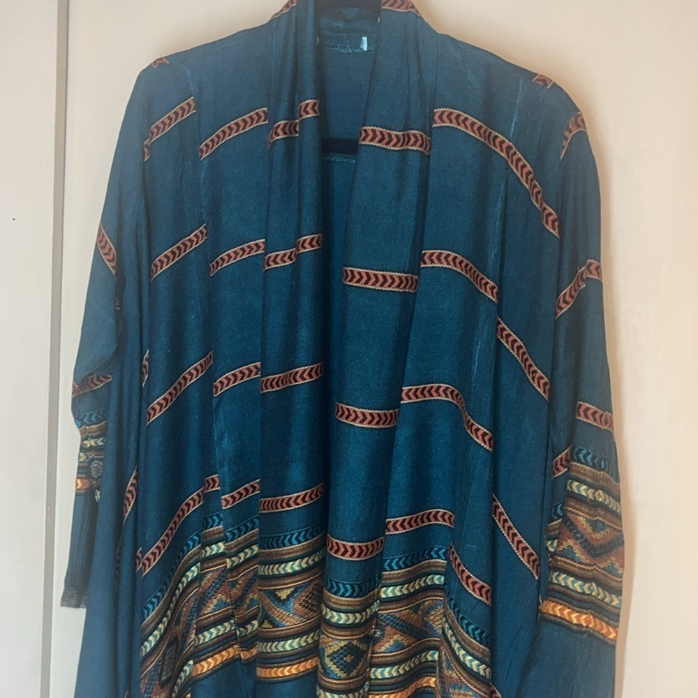 Open kimono, cardigan, topper size small / preowned - Picture 4 of 16